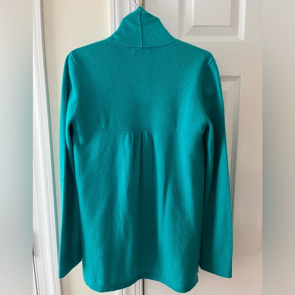 Lily Pulitzer Celine Cardigan In Tropez Blue, Size Medium - Picture 2 of 8